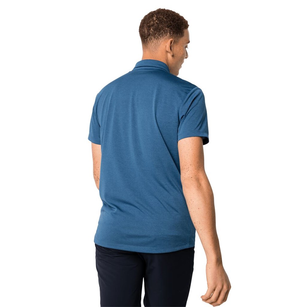 Camisa Polo Jack Wolfskin Jwp Hombre Azules Azules | ZX2593084