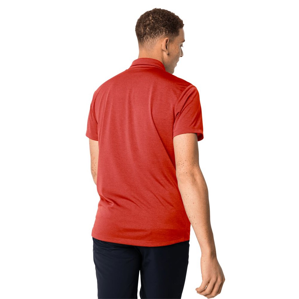 Camisa Polo Jack Wolfskin Jwp Hombre Naranjas Rojos | WE1974823