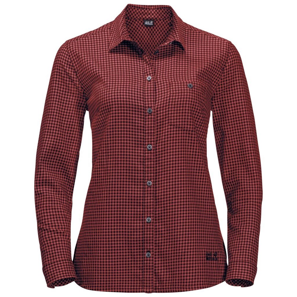 Camisas Jack Wolfskin Alin Mujer Rojos | FJ3408795