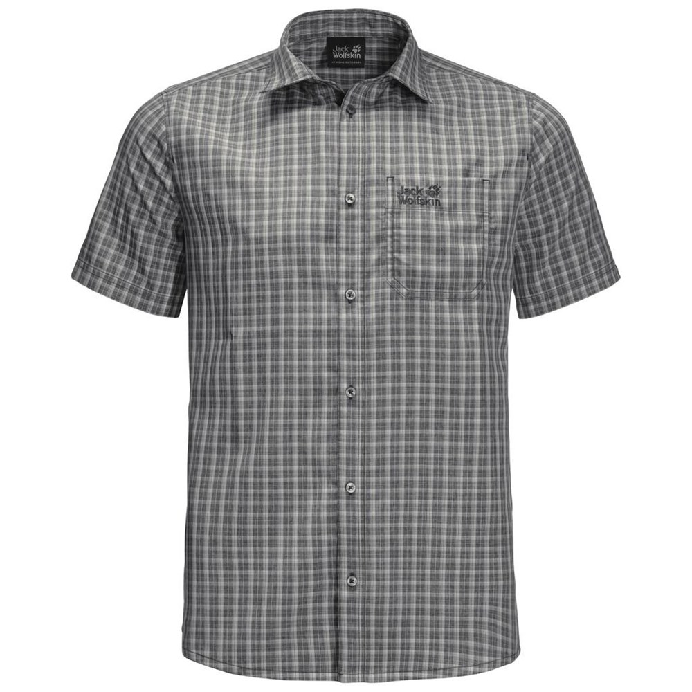 Camisas Jack Wolfskin El Dorado Hombre Verde Oliva | AQ7048192