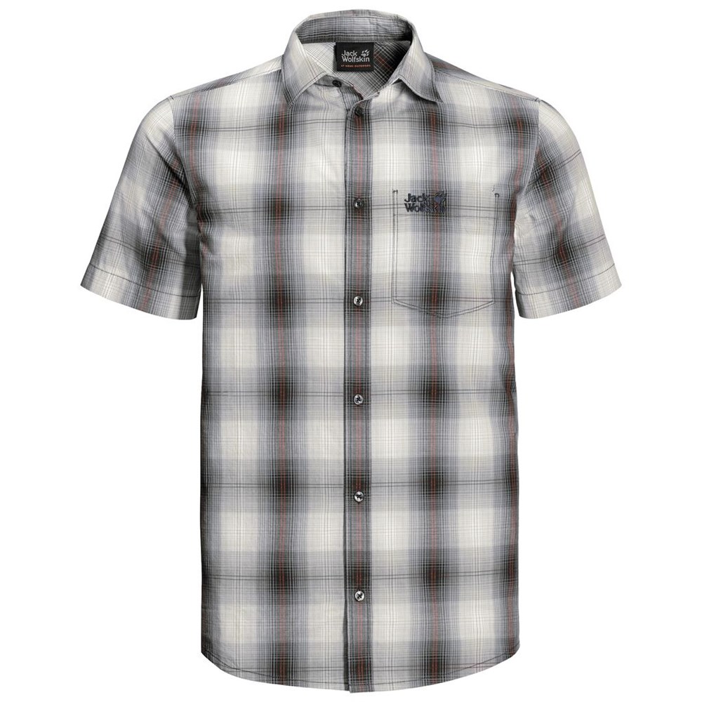 Camisas Jack Wolfskin Hot Chili Hombre Grises | WE6405971