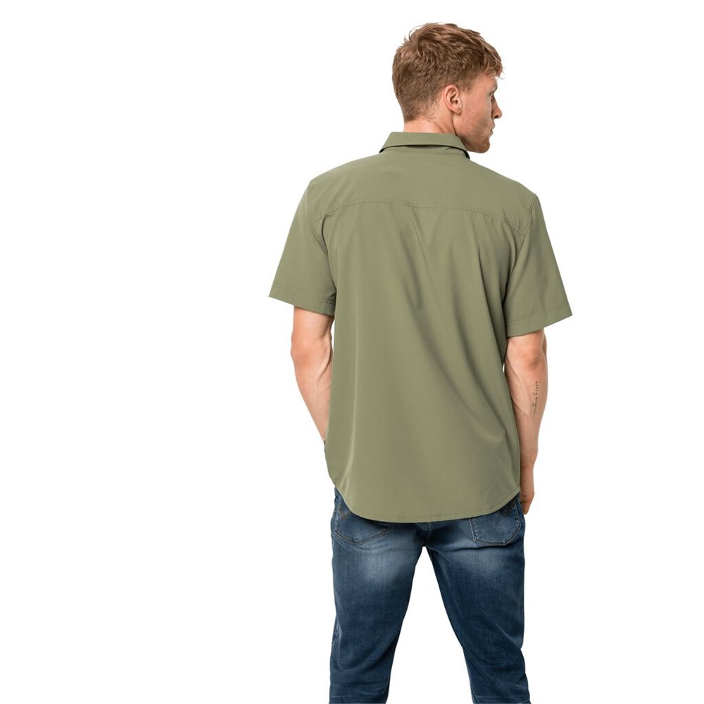 Camisas Jack Wolfskin Kwando River Hombre Kaki | EO9157062