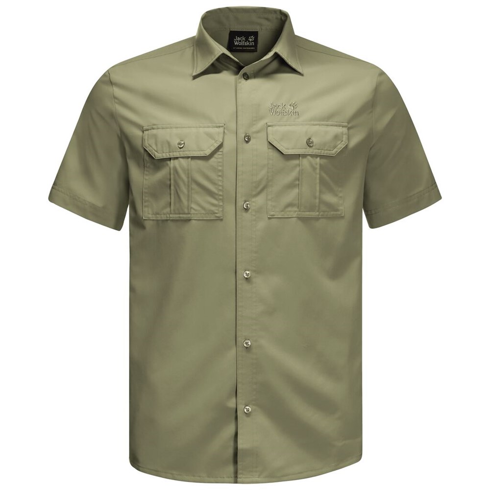 Camisas Jack Wolfskin Kwando River Hombre Kaki | EO9157062