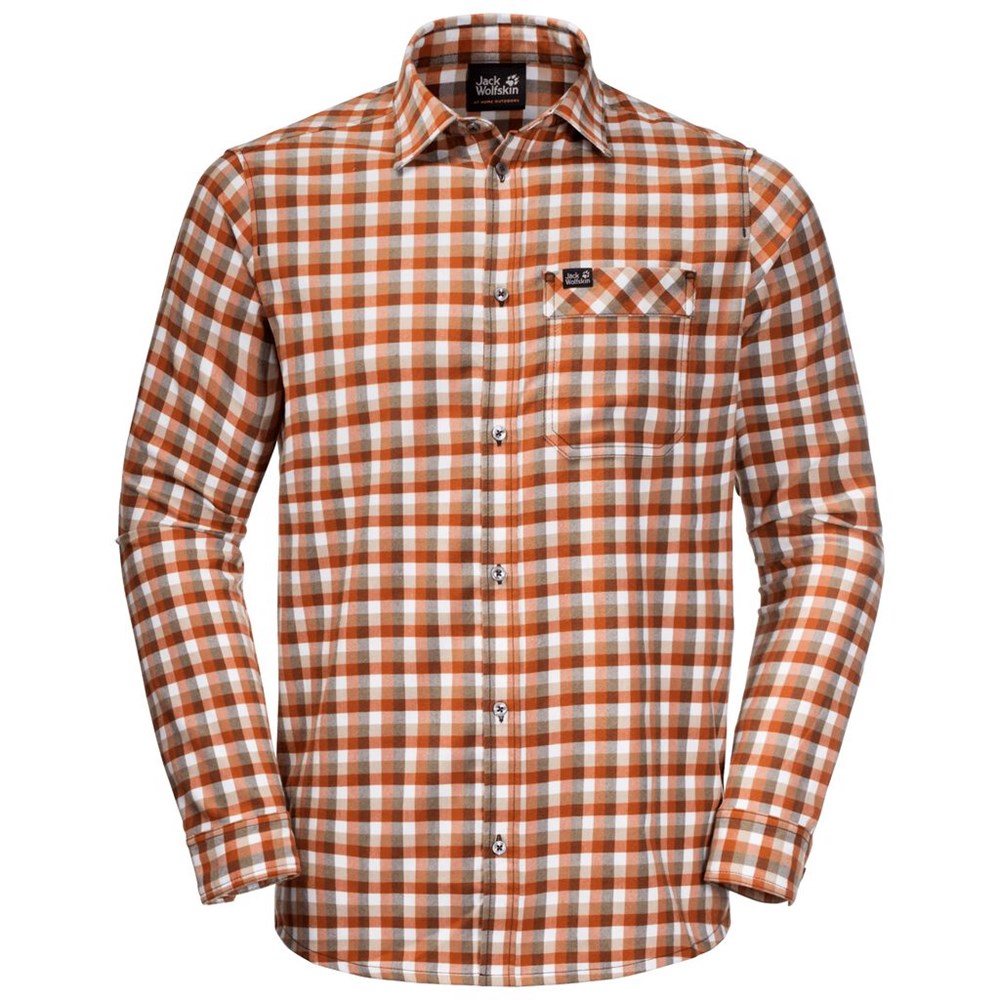 Camisas Jack Wolfskin River Town Hombre Cobra | ZL2047986