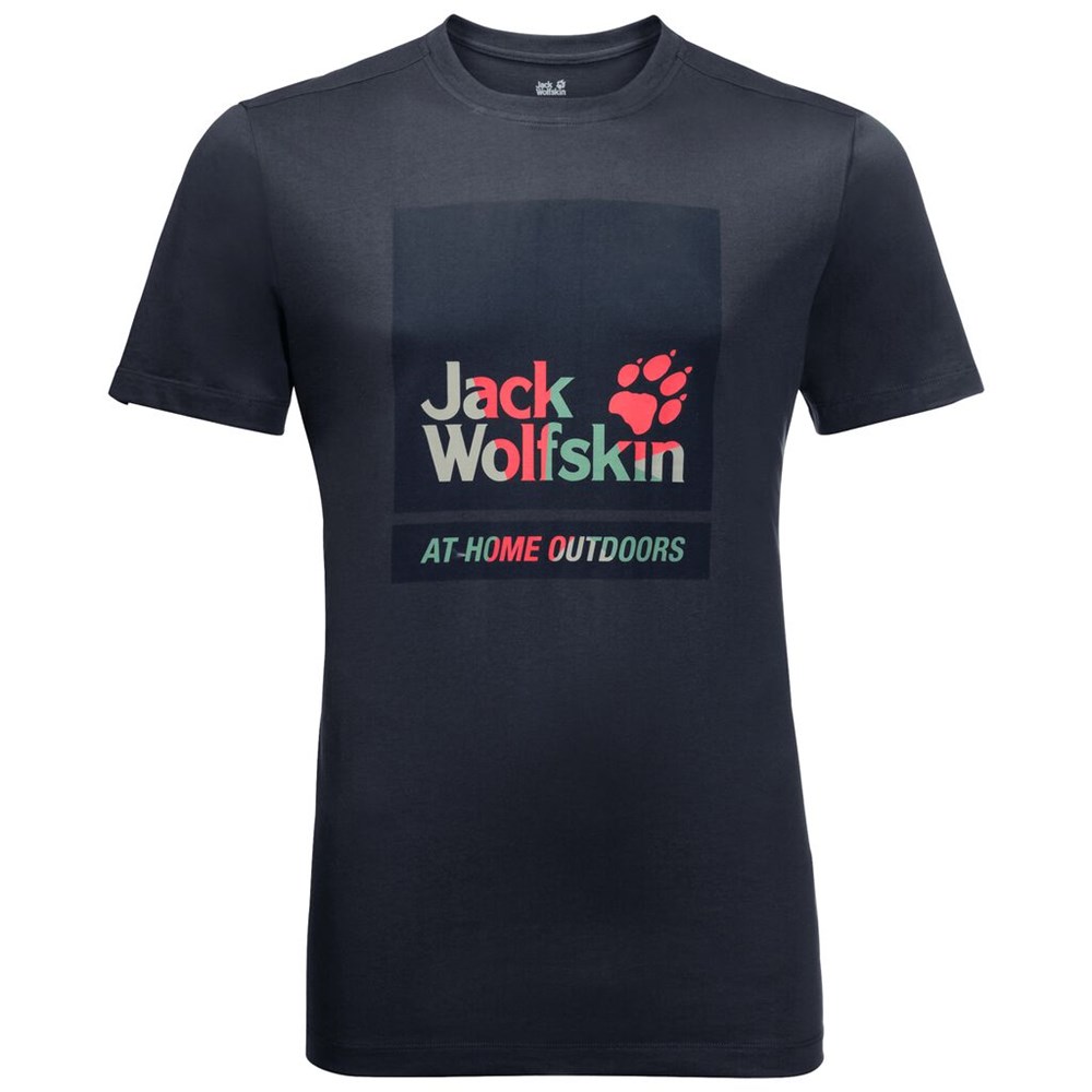 Camiseta Jack Wolfskin 365 Hideaway Hombre Azules | MR1835476