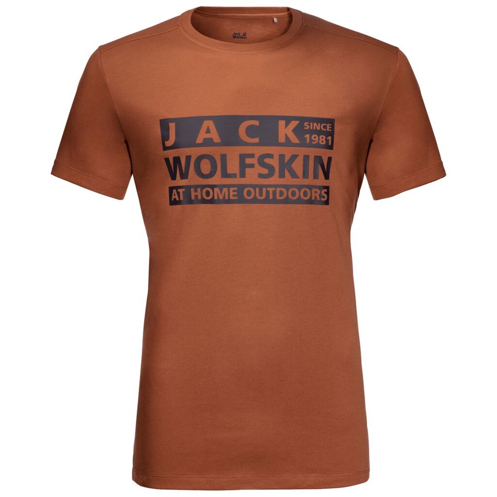 Camiseta Jack Wolfskin Brand Hombre Cobra | CW5721930