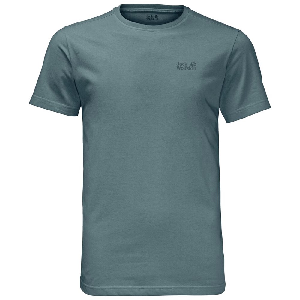 Camiseta Jack Wolfskin Essential Hombre Verdes Claro | PY6203814