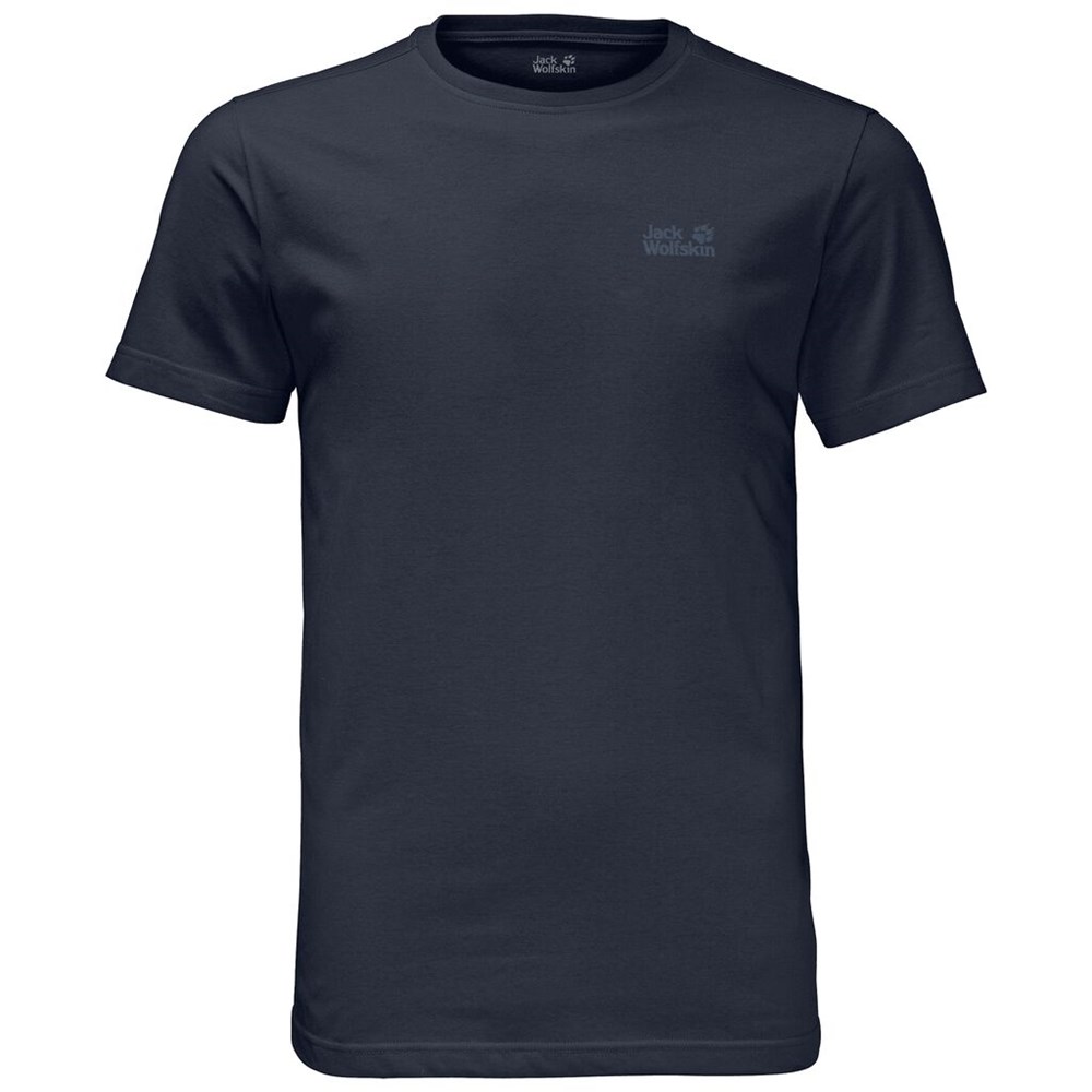 Camiseta Jack Wolfskin Essential Hombre Azules | IU1920753