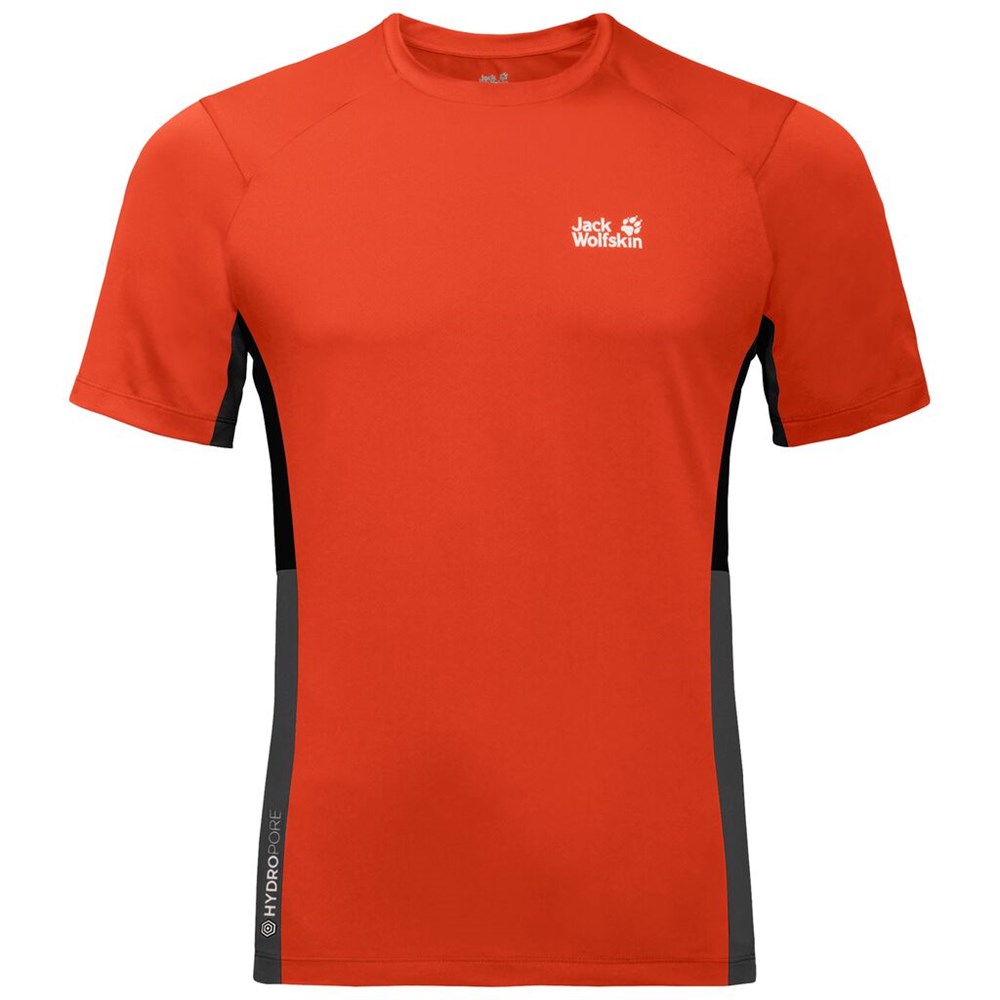 Camiseta Jack Wolfskin Narrows Hombre Rojos | EU6327804