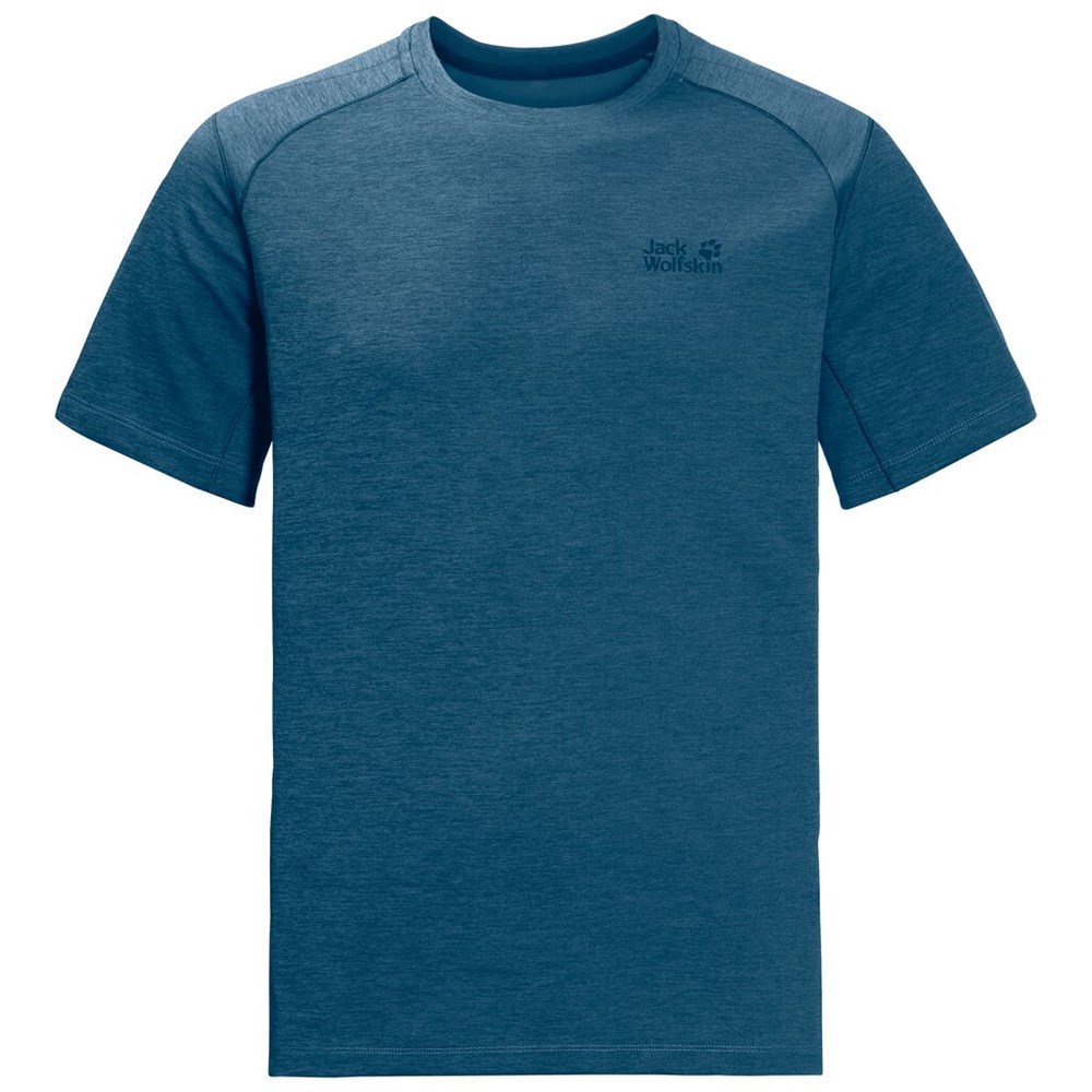 Camiseta funcional Jack Wolfskin Hydropore Xt Hombre Azules | NV9052643