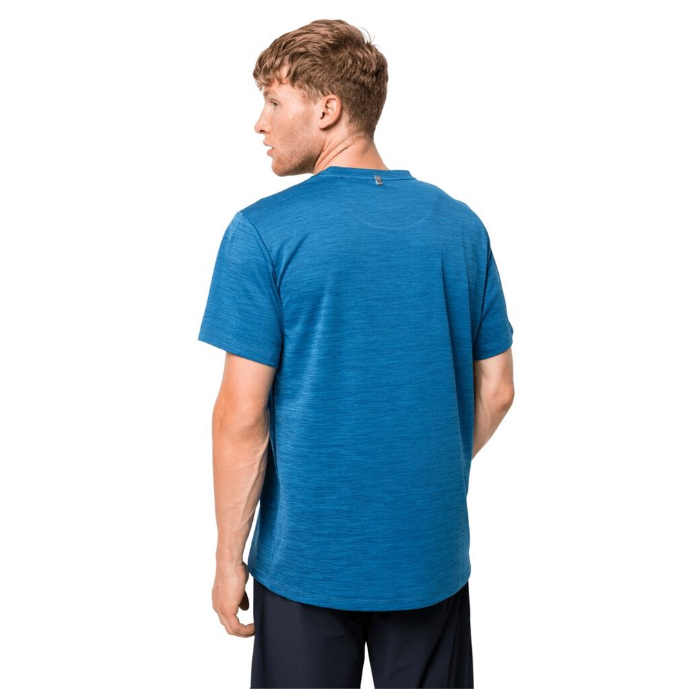 Camiseta funcional Jack Wolfskin Hydropore Xt Hombre Azules | DE8340267