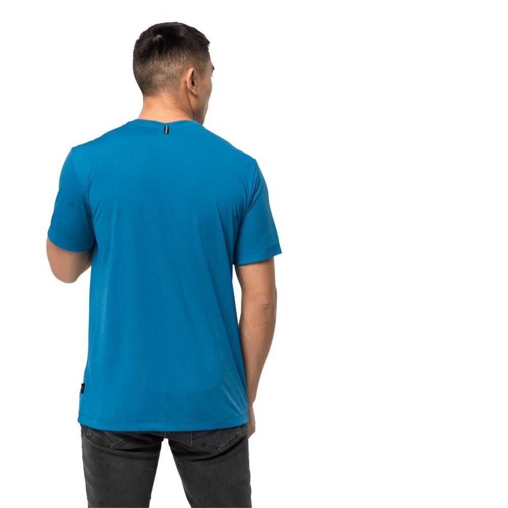 Camiseta funcional Jack Wolfskin Jwp World Hombre Azules | OA9410637