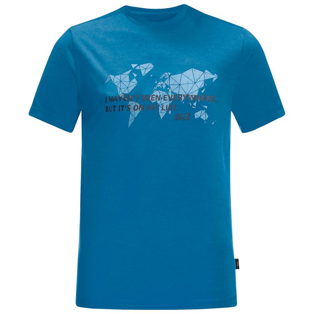 Camiseta funcional Jack Wolfskin Jwp World Hombre Azules | OA9410637