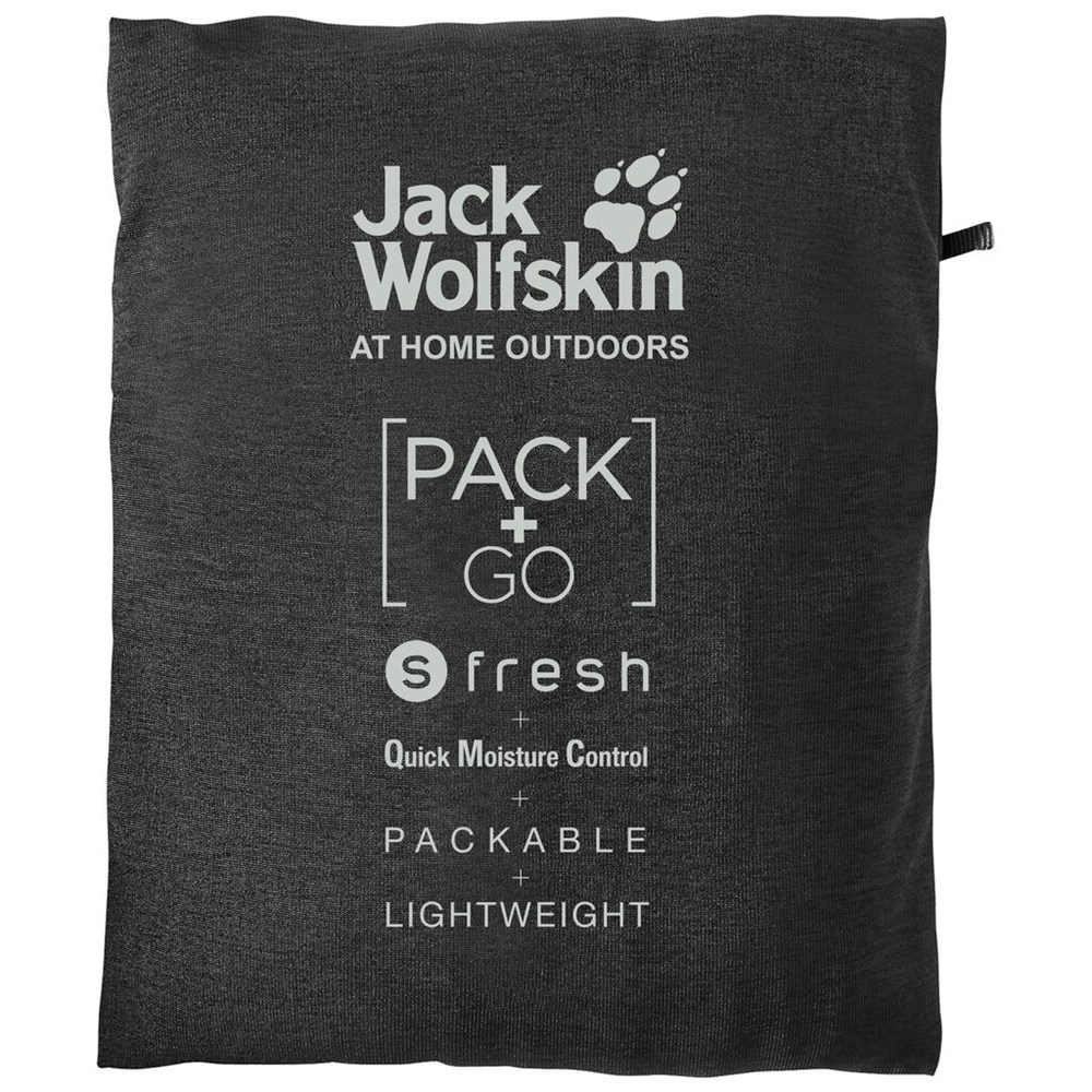 Camiseta funcional Jack Wolfskin Jwp World Hombre Negros | FS0683145