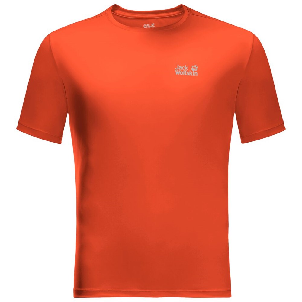 Camiseta funcional Jack Wolfskin Tech Hombre Rojos | CZ3658217