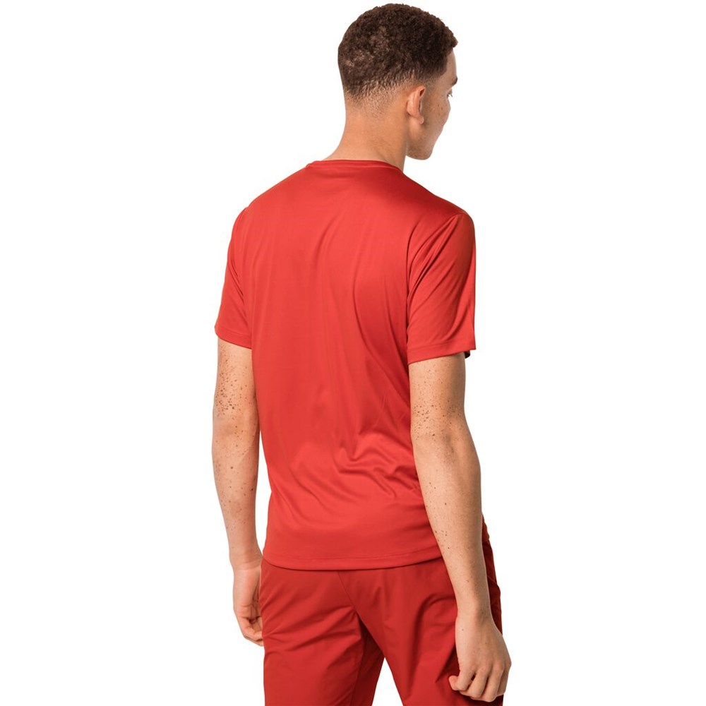 Camiseta funcional Jack Wolfskin Tech Hombre Naranjas Rojos | VU9547638