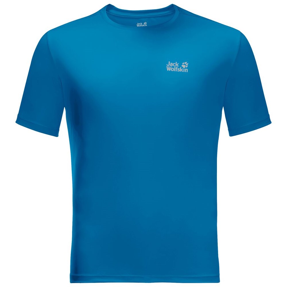 Camiseta funcional Jack Wolfskin Tech Hombre Azules | YJ3798046