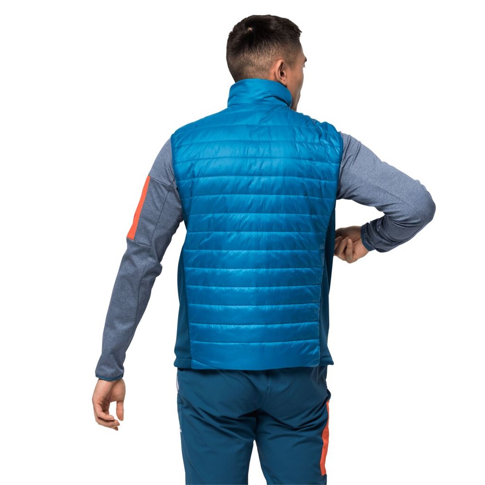 Chaleco Jack Wolfskin Routeburn Hombre Azules | JX9157804