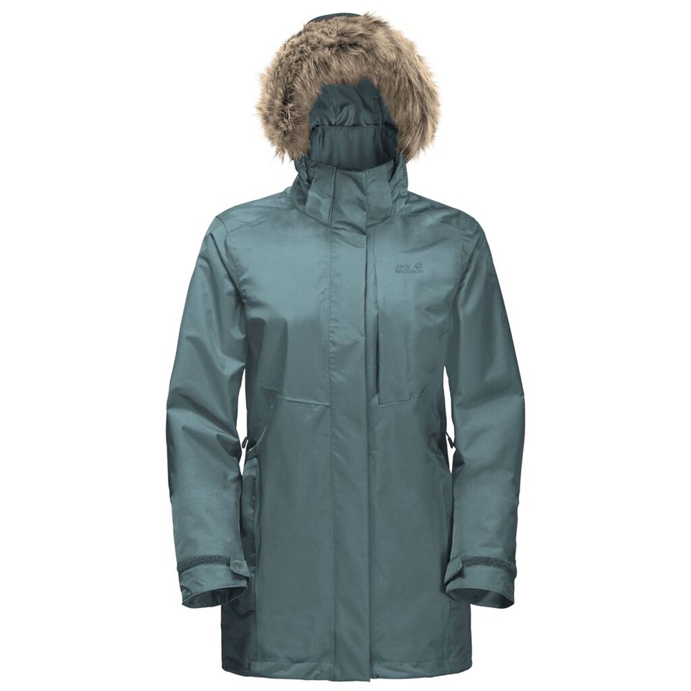 Chaqueta 3 En 1 Jack Wolfskin Arctic Ocean Mujer Verdes Claro | YK8452067