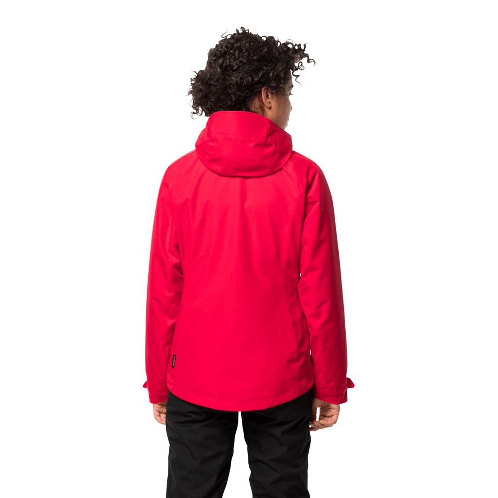 Chaqueta 3 En 1 Jack Wolfskin Iceland Voyage Mujer Rojos | YU3147089