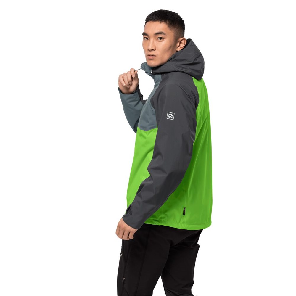 Chaqueta 3 En 1 Jack Wolfskin Mount Isa Hombre Verdes | KQ2390541