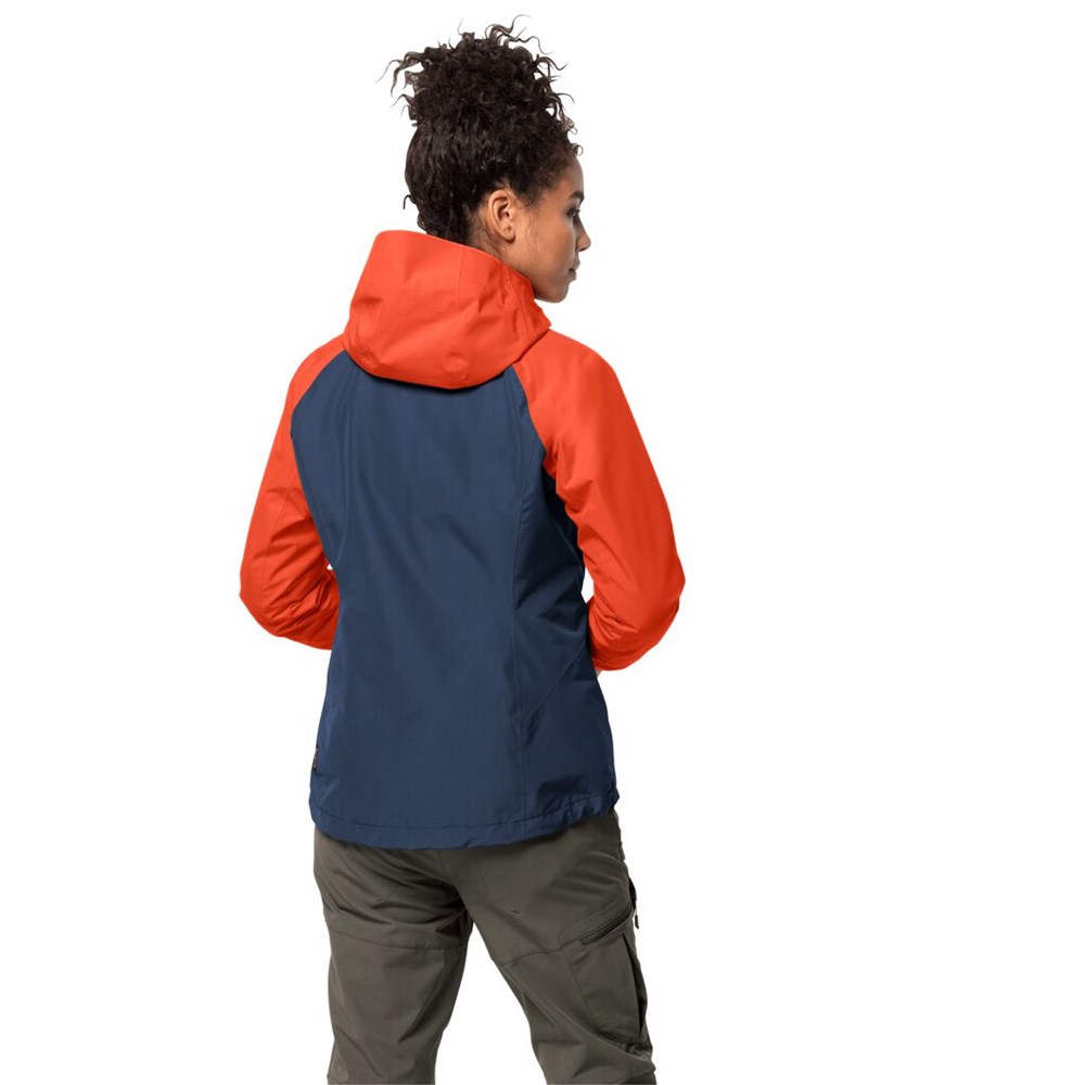 Chaqueta 3 En 1 Jack Wolfskin Mount Isa Mujer Rojos | DO4631807