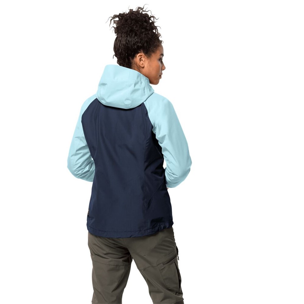 Chaqueta 3 En 1 Jack Wolfskin Mount Isa Mujer Azules | SP3029468