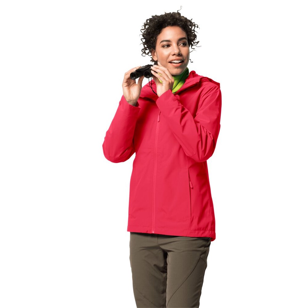 Chaqueta 3 En 1 Jack Wolfskin Norrland Mujer Rojos | EN1570964