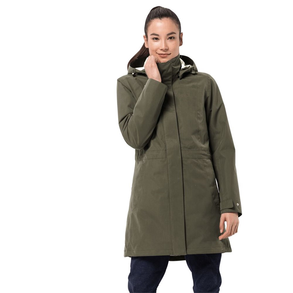 Chaqueta 3 En 1 Jack Wolfskin Ottawa Mujer Grises | CE8026173