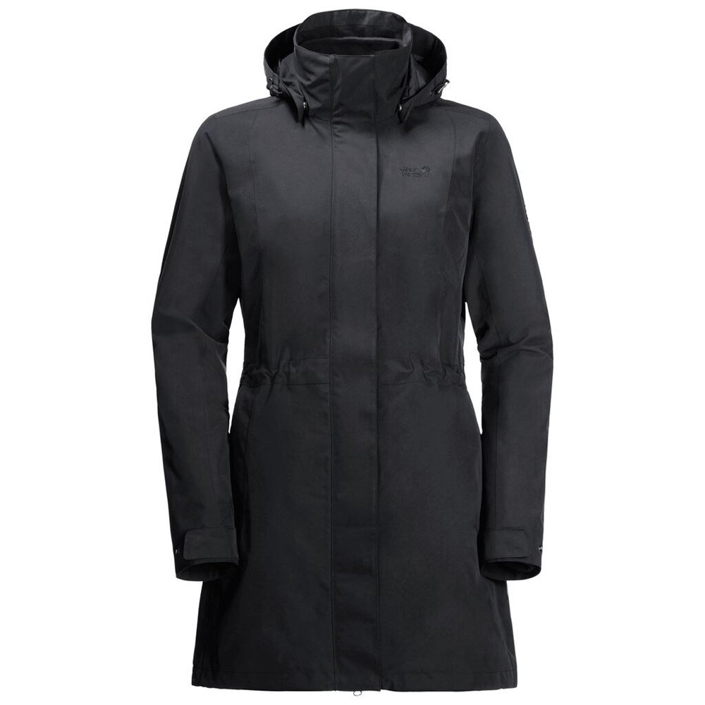 Chaqueta 3 En 1 Jack Wolfskin Ottawa Mujer Negros | IQ7054132