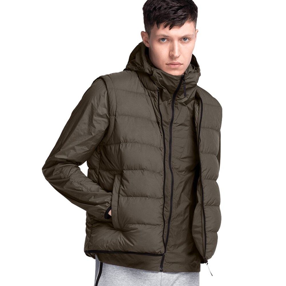 Chaqueta 3 En 1 Jack Wolfskin Pluto 3in1 Hombre Verde Oliva Oscuro | YU7036982