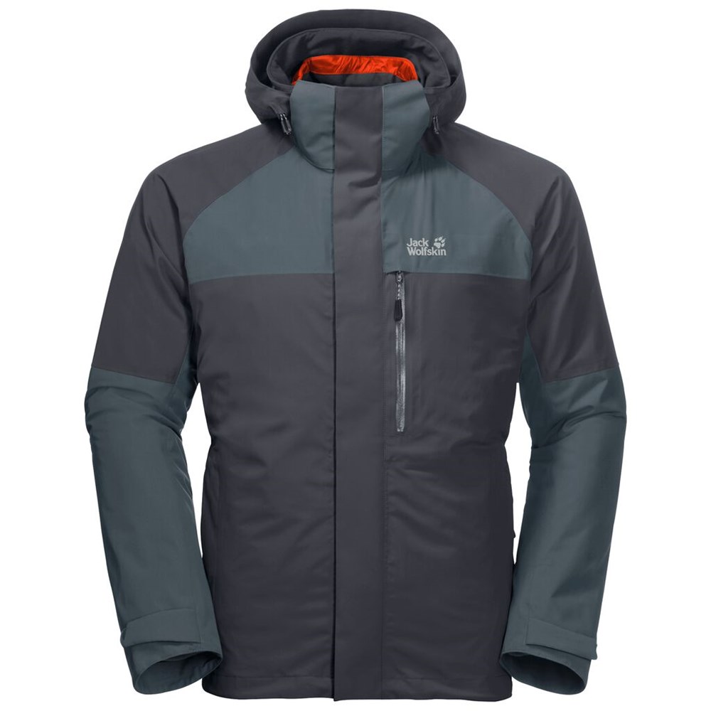 Chaqueta 3 En 1 Jack Wolfskin Steting Peak Hombre Anthracite | VS8196072