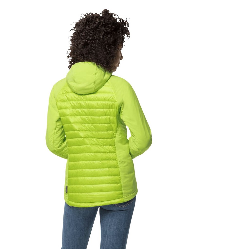 Chaqueta Hibrida Jack Wolfskin Jwp Hybrid Mujer Verdes Claro | ZF5906317