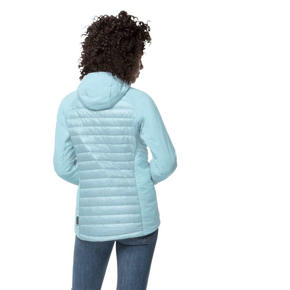 Chaqueta Hibrida Jack Wolfskin Jwp Hybrid Mujer Azules | MF2463917