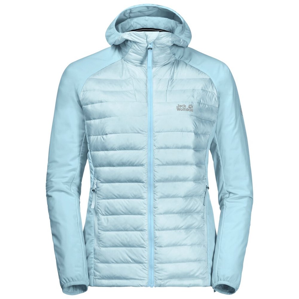 Chaqueta Hibrida Jack Wolfskin Jwp Hybrid Mujer Azules | MF2463917