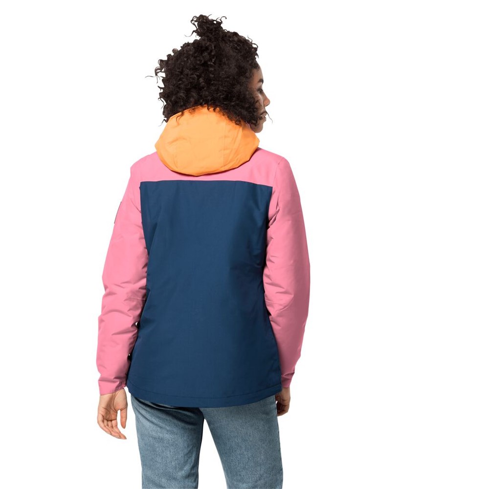 Chaqueta Impermeable Jack Wolfskin 365 Flash Mujer Naranjas | AJ5291643