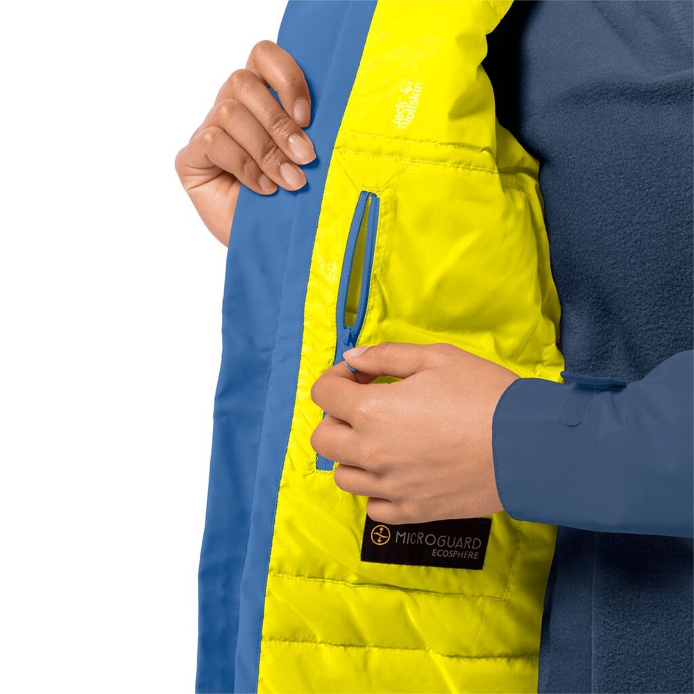 Chaqueta Impermeable Jack Wolfskin 365 Flash Mujer Azules | FH1678930