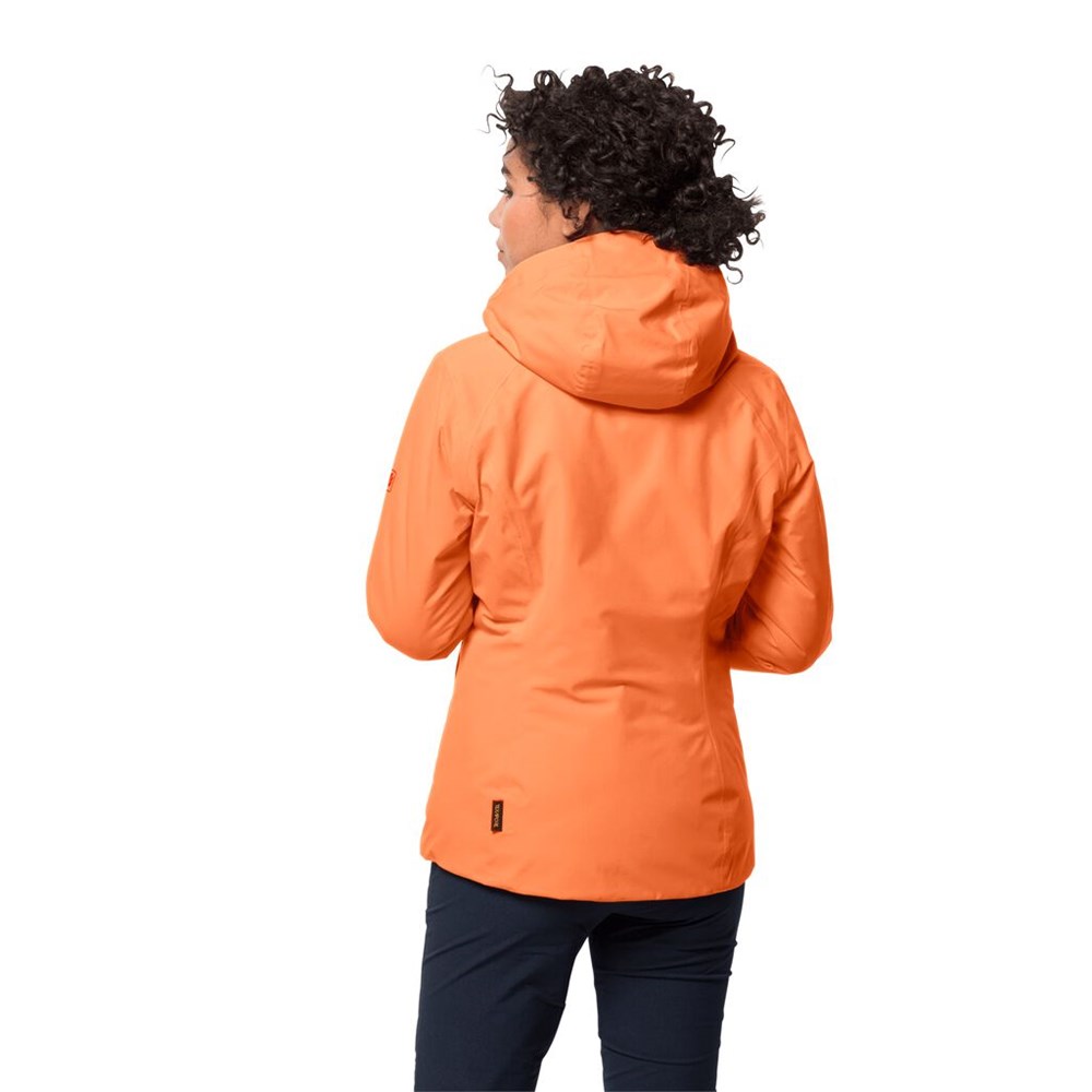 Chaqueta Impermeable Jack Wolfskin Argon Storm Mujer Naranjas | ZY2314096