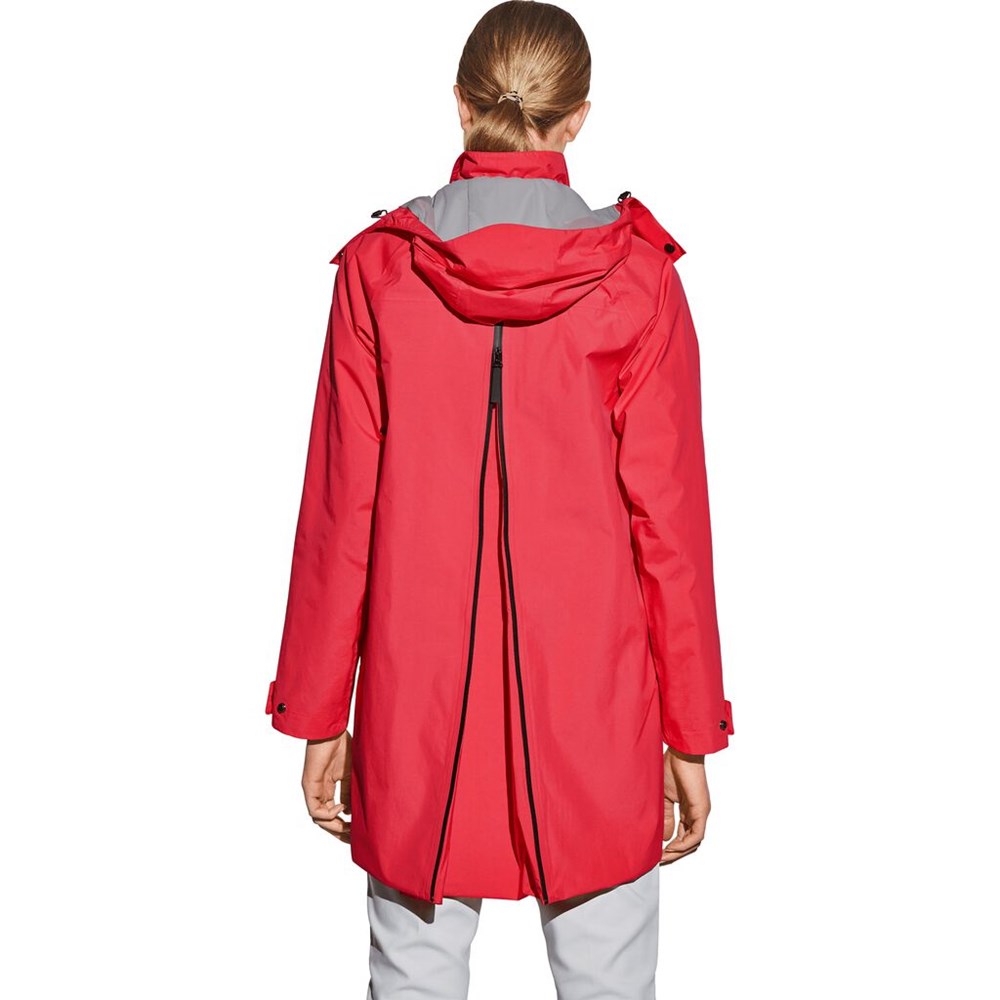 Chaqueta Impermeable Jack Wolfskin Fez Mujer Rojos | PC7390456