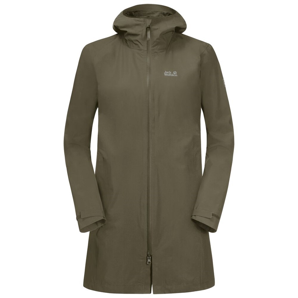 Chaqueta Impermeable Jack Wolfskin Jwp Mujer Grises | RD1946807