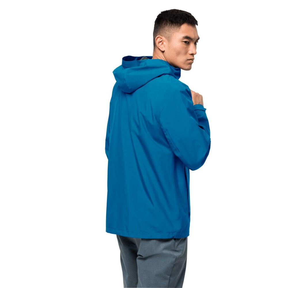 Chaqueta Impermeable Jack Wolfskin Jwp Shell Hombre Azules | PC7048135