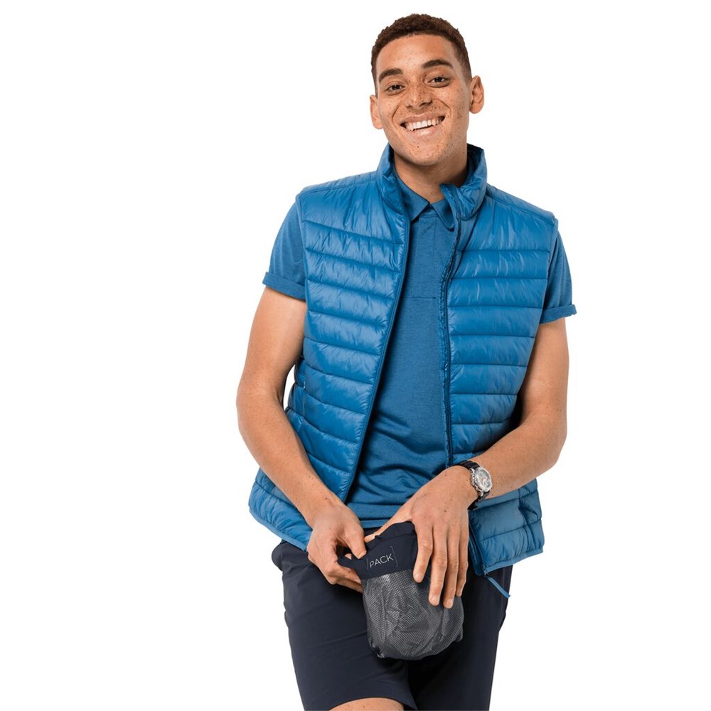 Chaqueta Impermeable Jack Wolfskin Jwp Shell Hombre Azules | UC9617420