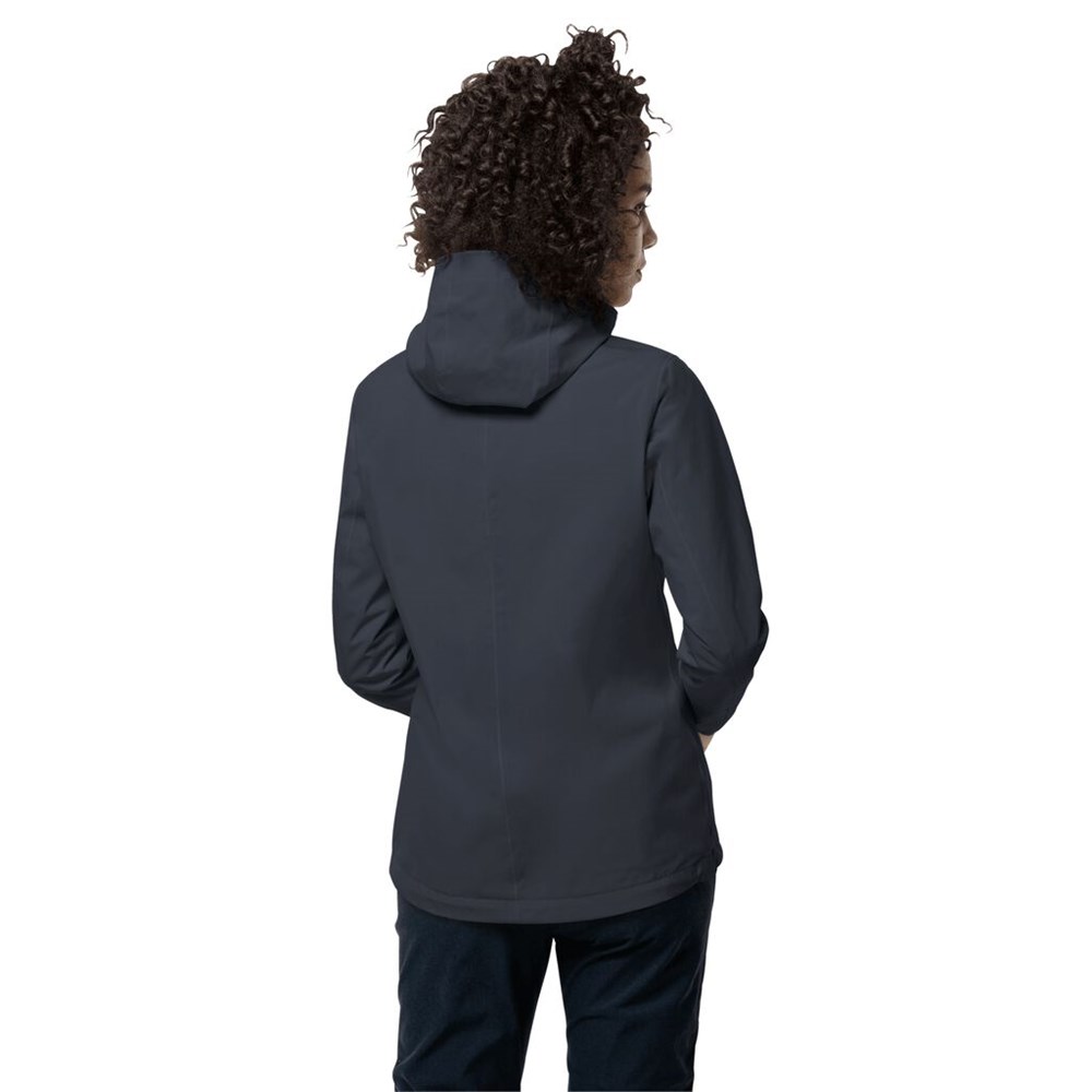 Chaqueta Impermeable Jack Wolfskin Jwp Shell Mujer Azules | GC3915784