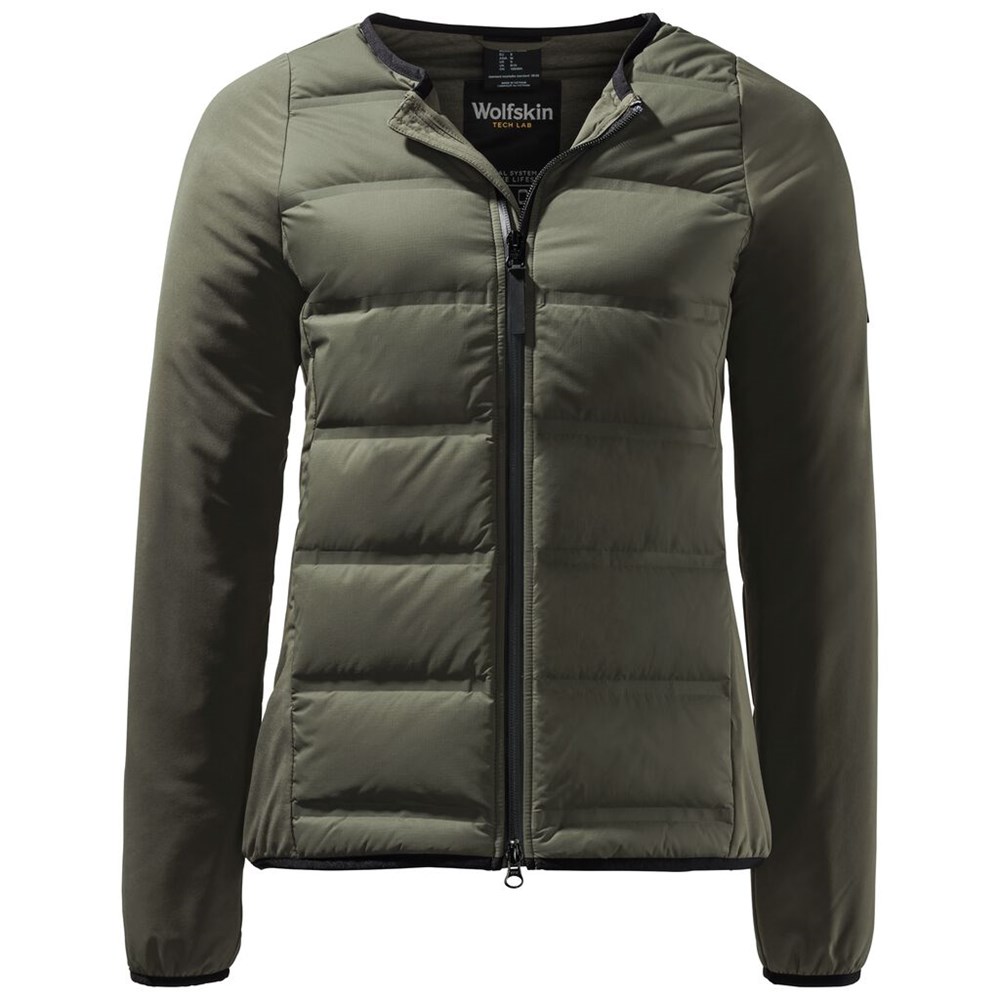 Chaqueta Impermeable Jack Wolfskin Solaris Mujer Verdes | OR6941875