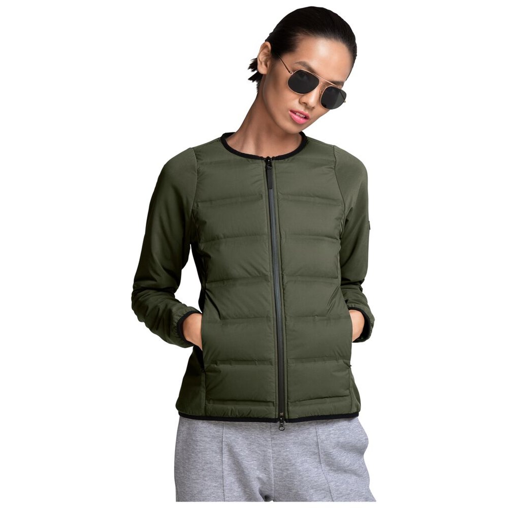 Chaqueta Impermeable Jack Wolfskin Solaris Mujer Verdes | OR6941875