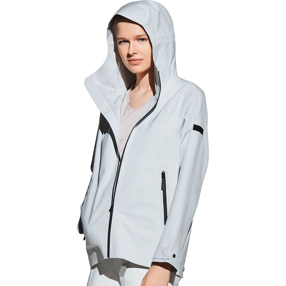 Chaqueta Impermeable Jack Wolfskin Stormshell Mujer Grises | ZY8451762