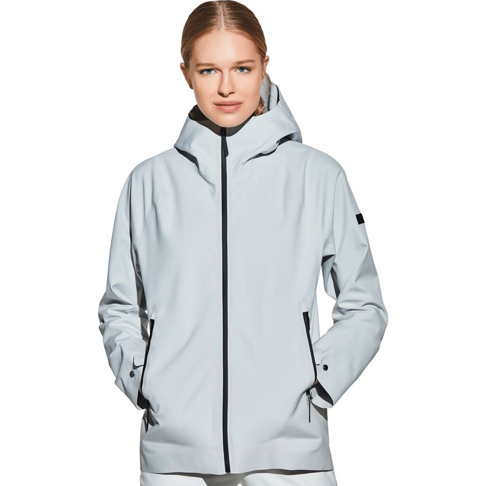 Chaqueta Impermeable Jack Wolfskin Stormshell Mujer Grises | ZY8451762