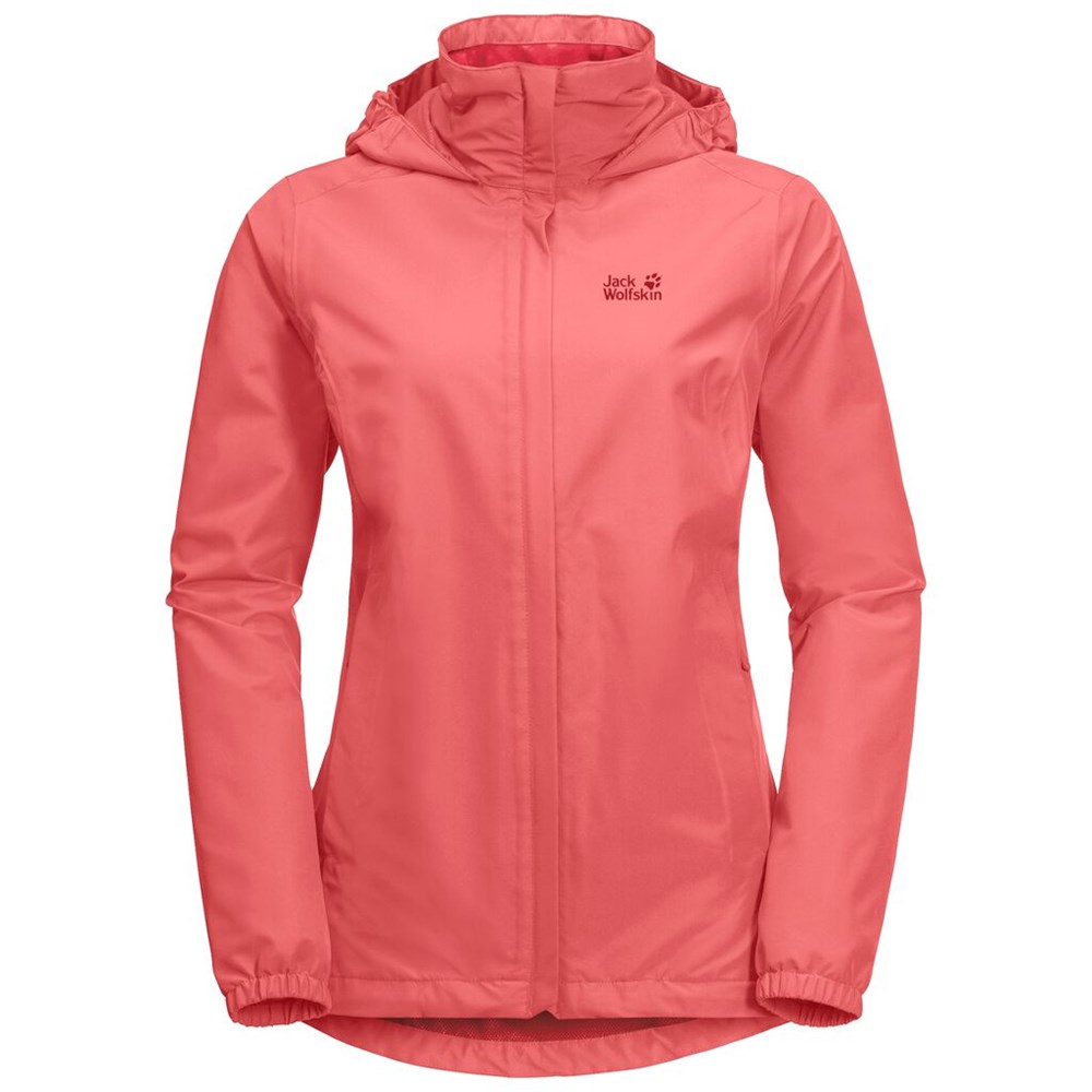 Chaqueta Impermeable Jack Wolfskin Stormy Point Mujer Rosas | BC3907421