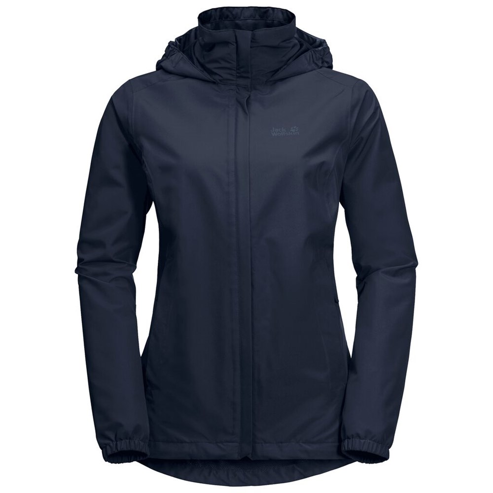 Chaqueta Impermeable Jack Wolfskin Stormy Point Mujer Azules | RJ3587940