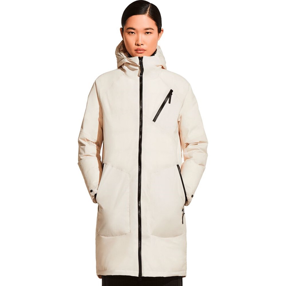 Chaqueta Impermeable Jack Wolfskin Tokyo Mujer Blancos | FK7612453